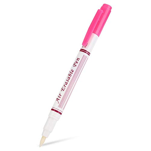 HEEPDD 3Pcs Fabric Marking Pen, Water Erasable Pen Double Head Heat Erasable Fabric Marking Pens DIY Cloth Sewing Accessories
