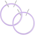 GORGECRAFT 2Pcs Plastic Embroidery Hoops Spring Tension Shed Embroidery Hoop Cross Stitch Hoops Circle Round Ring Frame for Handy Sewing Embroidery Cross Stitch Beginners 6.1 x 5.1 x 0.7inch - size: 6.1 x 5.1 x 0.7 inch