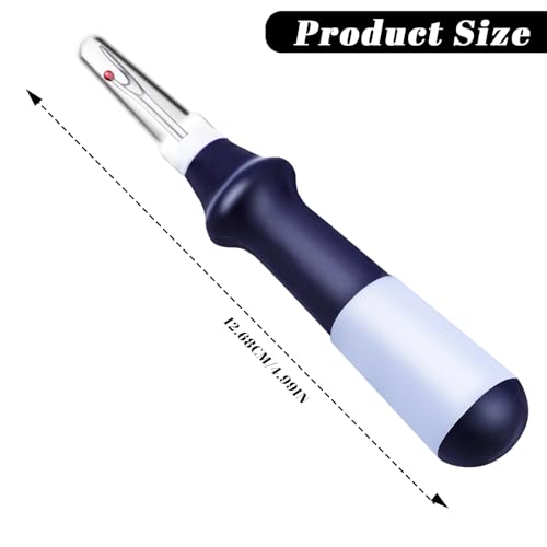 Needle and Thread Seam Ripper, Rippers for Sewing and Thread,Remover Stitch Tool for Hand Sewing, Knitting, Cross Stitching, Embroidery and Thread Removal (Blue) - color: Blue