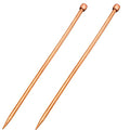 2 Pcs Knitting Needles Set Straight Single Pointed Knitting Needle Length 14 Inch Knitting Supplies Knitting Needles for Beginners Handmade (8 mm)