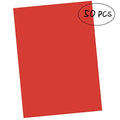50 Pcs Carbon Transfer Paper Tracing Paper 11.7"×8.3" for Transfer Pattern on Wood, Paper, Canvas (Red) - color: Red