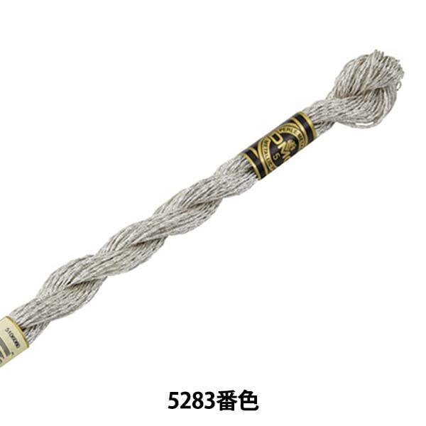 DMC Metallic Pearl Cotton Skeins Size 5 - 27.3 Yards-Silver
