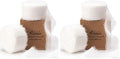 Ribbli White Chiffon Ribbon 1 Inch x 20 Yard Handmade Fringe Chiffon Silk Ribbon White Ribbon for Gifts Wrapping, Wedding Invitations, Bridal Bouquets, Flower Arrangement (Pack of 2) - color: White, size: 1 inch (Pack of 2)