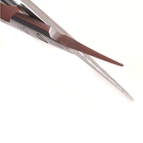 Dr. Slick Arrow Scissor, 3-1/2", Gold Loops, MicroTip, Straight - size: 3.5"