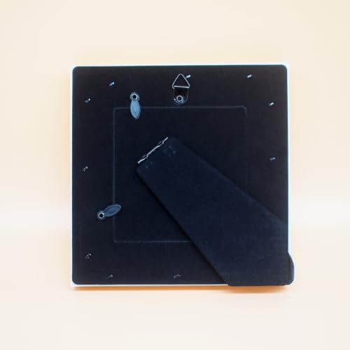 3x3 Gold Picture Frame, Real Glass, MDF, Black Backing, Wall/Tabletop - color: Gold, size: 3x3