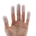 Fdit 5pcs Silicone Finger Protector Thumbs Cover Fingertip Gloves for Heat Cooking Baking Barbecue B