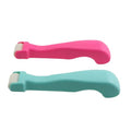 ZHYOHEN 2PCS Sewing Tools Seam Roller Rose Red Green Push Wheel Pressing Wheel Scratching Wheel for Quilts Clothes Carpets Plastic Paddle Wheel