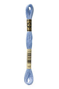 DMC 117-157 Mouline Stranded Cotton Six Strand Embroidery Floss Thread, Light Cornflower Blue, 8.7-Yard