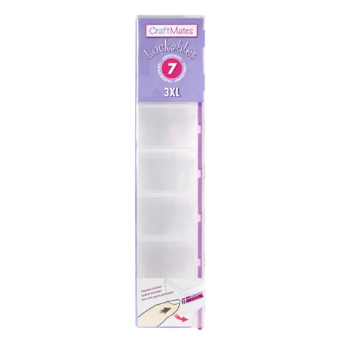 Craft Mates Craft & Sewing Supplies Organizer, 14 Locking Compartments, 3XL - style: 7 Locking Compartments (3XL)