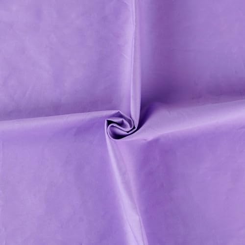 7PCS Solid Color Cotton Fabric Squares 20" x 20" Fat Quarter Fabric Bundles Craft Fabric for Patchwork Sewing Quilting Crafting DIY (Purple) - color: Purple