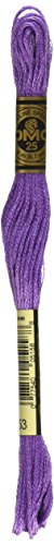 DMC 117-553 Six Stranded Cotton Embroidery Floss, Violet, 8.7-Yard