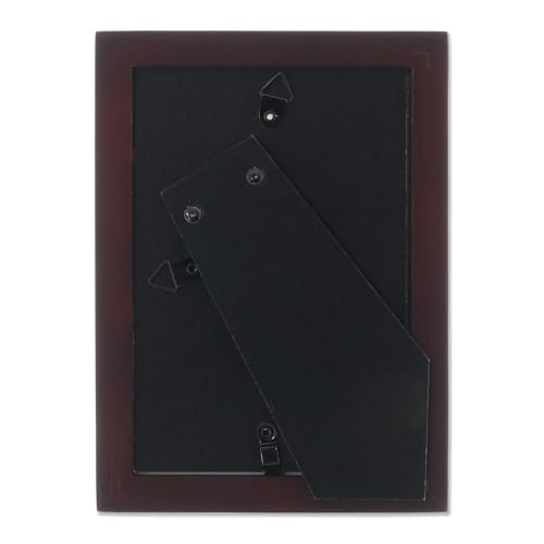 Lawrence Frames Estero Collection, Walnut Wood Picture Frame, 4x6, Esspresso Brown - color: Esspresso Brown, size: 4x6