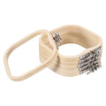PATIKIL 6 Pieces 4.7" x 4.7" Square Embroidery Hoops, Adjustable Bamboo Cross Stitch Hoops Ring Embroidery Frame Punch Needle Hoop for Sewing, Needlework, DIY - size: 4.7" x 4.7"
