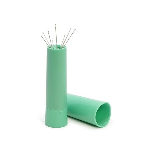 Dritz 803 Twist 'N Select Needle Storage , Green - style: Twist 'N Select Needle Storage