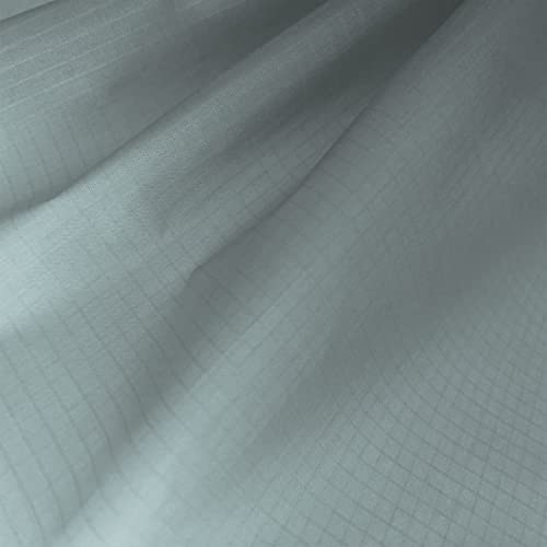 emma kites Gray Ripstop Nylon Fabric 40 Denier, Precut Piece 1-Yard: 60"x36", Ultra-Light Airtight Water Resistant Tear Proof, for Kite Flag Stuff Sack Bag Inflatable Windsock Pack Cover - color: #01 Gray, size: Precut 1-Yard