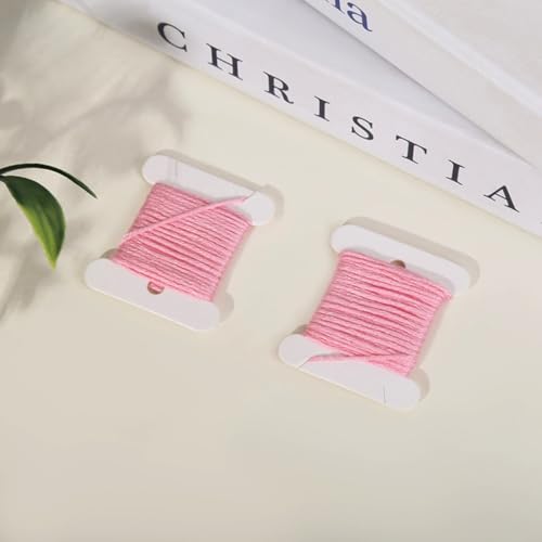 200 Pcs Embroidery Floss Bobbins,Cardboard Embroidery bobbins (White)