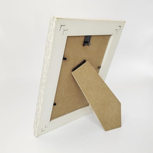 Picture Frames 5x7 White (Cream Color) Photo Frame. Frames 7x9.Front opening 4.8x6.8. Darker Blue & Gold.Plastic Panel(not Glass).Peel Off The Panel's Film,Words on the Film Affect the Use. - color: White, size: 5x7