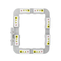 Sew Tech Magnetic Embroidery Hoop for Brother, 4x4in 100x100mm Bar SA432 - size: 4" x 4" - SA432MK