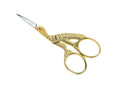 SE Premium Quality 3 1/2-Inch Stork Scissors, Gold Color - SP27G