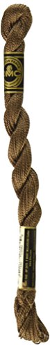 DMC 115 5-839 Pearl Cotton Thread, Dark Beige Brown, Size 5 - color: Dark Beige Brown