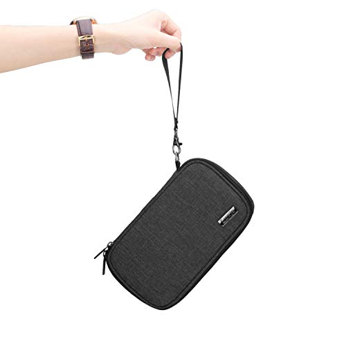 LLUXJA Diabetic Supplies Travel Case, Black - color: Black