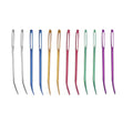 12 Pcs Large Big Eye Weaving Needles, Tapestry Needles Bent Kit