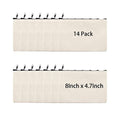 8×4.7 Inch Blank DIY Craft Bag Canvas Pencil Case Blank Makeup Bags- Canvas Pencil Pouch Bulk Canvas Cosmetic Bag Multi-Purpose Travel Toiletry Bag Canvas Zipper Bags