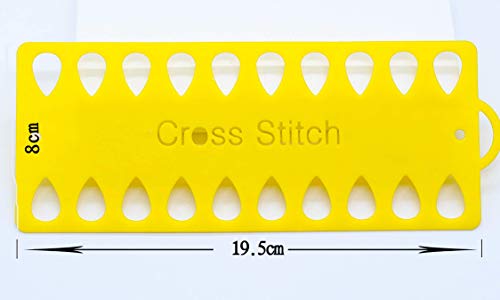5 Pack Embroidery Floss Organizer 20 Positions Cross Stitch Thread Holder