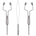 XFISHMAN Fly-Tying-Bobbin-Holder 2 Pack Fly Fishing Ceramic Bobbin with Bobbin Threader Holder Fly Tying Tools Set - color: Ceramic Bobbin 2 Pack & 1 Bobbin Threader