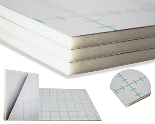 Self Adhesive Foam Board 8.5x11 10PK Self Stick Mounting Board. Foam Core with Adhesive 8.5x11 Foamboard. Poster Board with Sticky Side, Self Adhesive Foamcore 8.5X 11. White, Acid Free, 3/16 Thick - size: 8.5x11 10 Pack, style: Adhesive White 3/16"