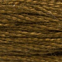DMC 117-829 6 Strand Embroidery Cotton Floss, Very Dark Golden Olive, 8.7-Yard