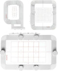 Sew Tech 3pcs Magnetic Embroidery Hoop for Brother 1x2.5 4x4 4x6.75in Round - size: 3in1-AM Set