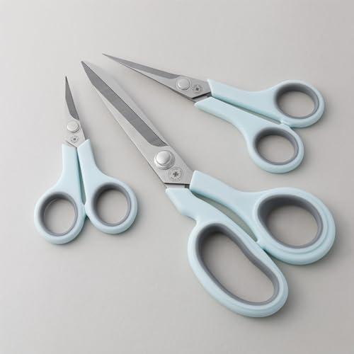 Missouri Star Scissors All Purpose - 8” Stainless Steel Scissors for Cutting Fabric, Sewing, Crafting - Ultra Sharp with Comfort Grip and Blade Cover, NOT8079 - size: 8 Inch
