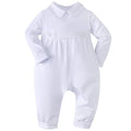 Booulfi Boy Baptism Outfits White Romper Fall Clothes Christening Gifts - color: White-5158, size: 9-12 Months