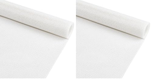 BENECREAT 10 Count Cross Stitch Cloth, 11.8x39 Inch White Essential Basic Aida Cloth for Embroidery Floss and Yarn Knitting, Embroidery Fabric (Pack of 2) - size: 10CT (Pack of 2)