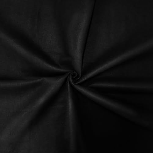 Jtnohx Craft Felt Sheets 1 Square Yard Felt Fabric Black 1.4mm - color: Black