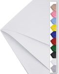 White Felt Fabric 72" x 18", Large Stiff Craft Felt Sheet by The Yard - color: White, size: 72" X 18" (0.5 Yard)