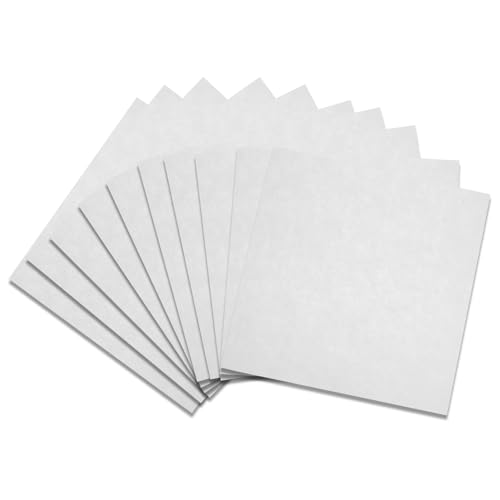12" x 12" Squares Felt Sheets Fabric, 10Pcs Felt Fabric for Crafts, 1mm Thick Halloween Christmas Fabric Fall Felt Non-Woven Felt Paper for Sewing DIY Projects(White) - color: White