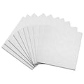 12" x 12" Squares Felt Sheets Fabric, 10Pcs Felt Fabric for Crafts, 1mm Thick Halloween Christmas Fabric Fall Felt Non-Woven Felt Paper for Sewing DIY Projects(White) - color: White