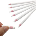 Sewing Mark Pencil 6PCS White Invisible Erasable Fabric Pencils For Leather Cut Marks Student Drawing Tailor Marks