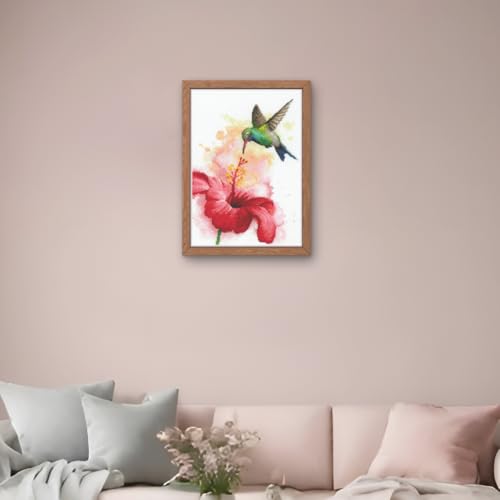 RIOLIS 2178 Hummingbird Counted Cross Stitch Kit 8.25 x 11.75 in - style: Hummingbird 2178