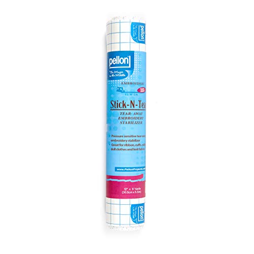 Pellon 841 Stick-N-Tear Stabilizer 12in x 6 yd Package