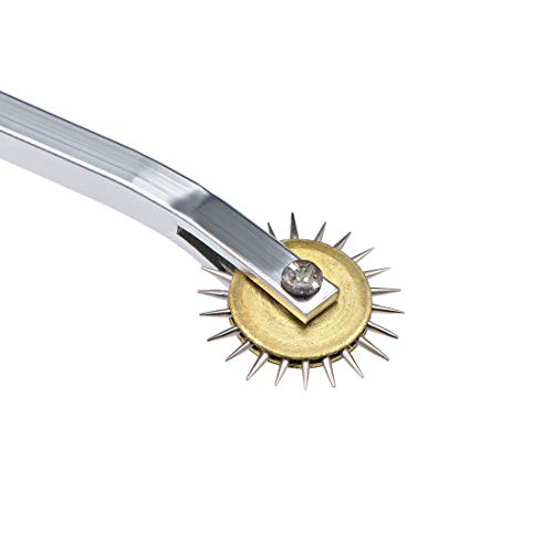 uxcell Leather Craft Over Stitch Wheel, Precise Pointed, High Grade Steel Needle-Pointed Tracing Wheel- Pattern Making, Pattern Tracing