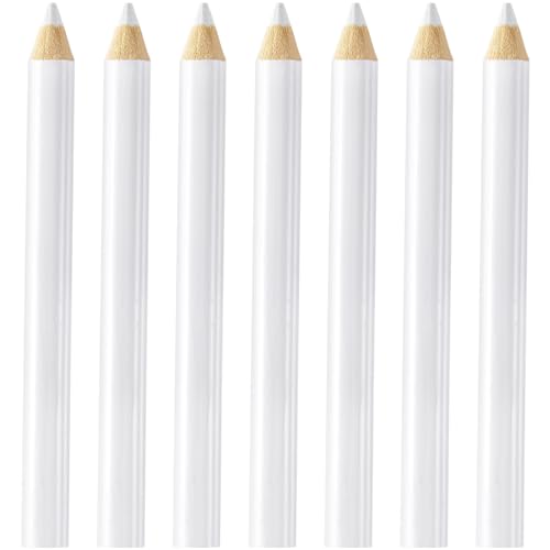 7PCS Fabric Pencils for Sewing, White, 8.75 cm - color: White-7pcs