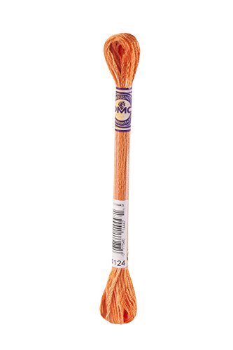 DMC 417F-4124 Color Variations Six Strand Embroidery Floss, 8.7-Yard, Bonfire