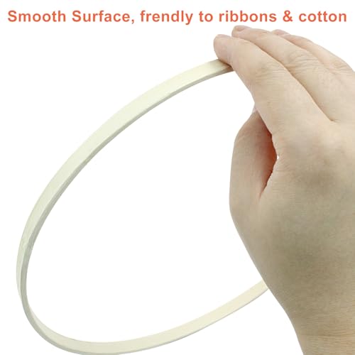 Hitefu 10 Inch Bamboo Floral Hoop Rings, 6 Packs (26cm) - style: 10 (26 cm)
