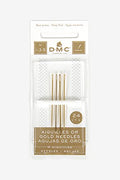 DMC Gold Embroidery Hand Needles, Size 1/5 4/Pkg