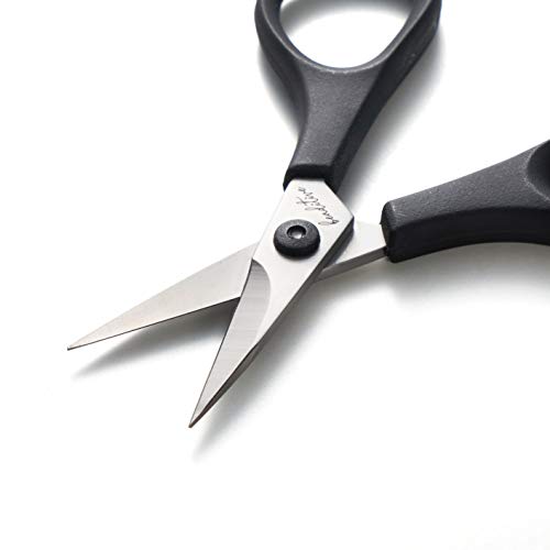 Beaditive Lightweight Sewing and Embroidery Scissors Set (2 PC) | Sewing, Embroidery, Paper Cutting, Crafting | Stainless Steel | Protective Cover (3.5 in) - size: 3.5 in