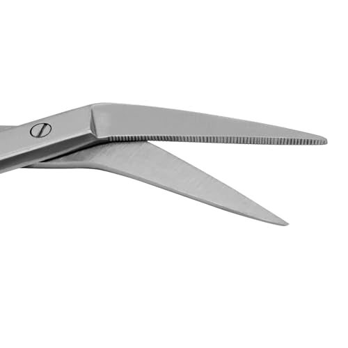 Iris Scissors 4.50" Str/Cud/Angled TC Tungsten Carbide, Supercut O.R. Grade (Supercut Angled) - style: Supercut Angled