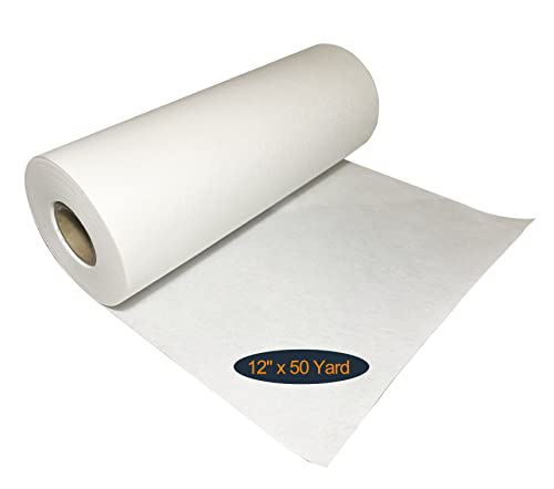 HimaPro Tear Away Embroidery Stabilizer Backing 1.8 Ounce Medium Weight (12" x 50 Yard Roll) - color: 12" X 50 Yard Roll